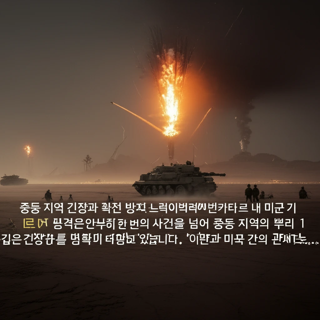 중동 분쟁 지도
