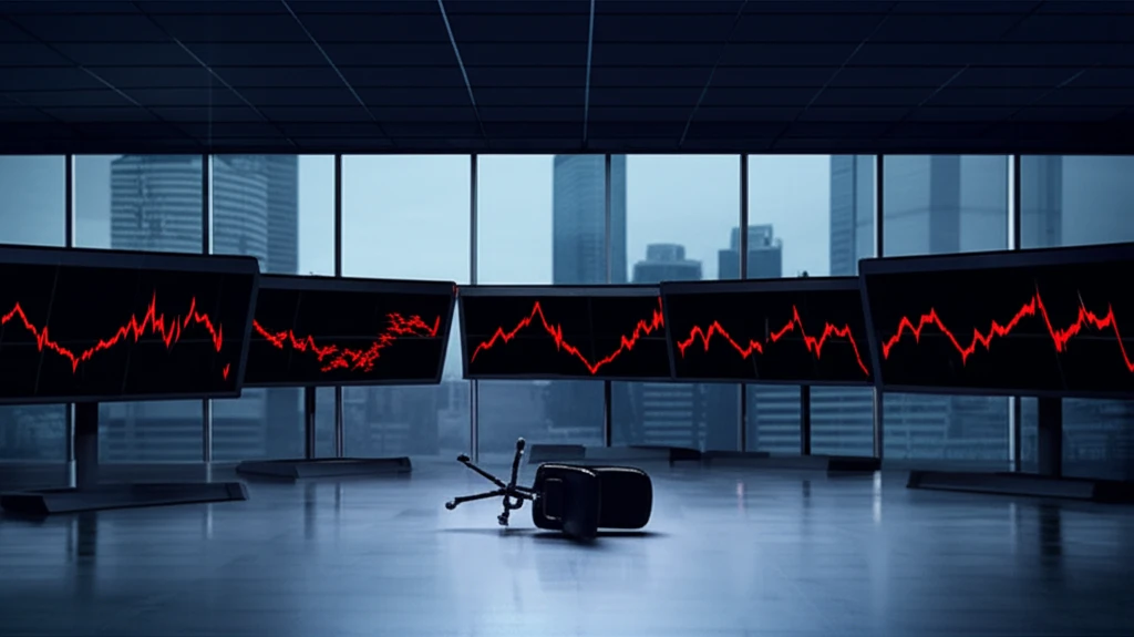 코스피 5000선 붕괴 차트 및 관련 뉴스 이미지