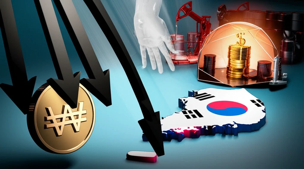 원달러 환율 차트와 외국인 매매동향